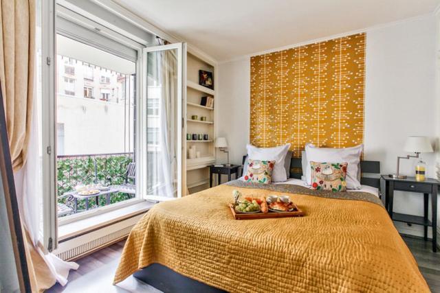 Charming 1Br Apartment With Terrace Le Marais Paris Center Exteriör bild