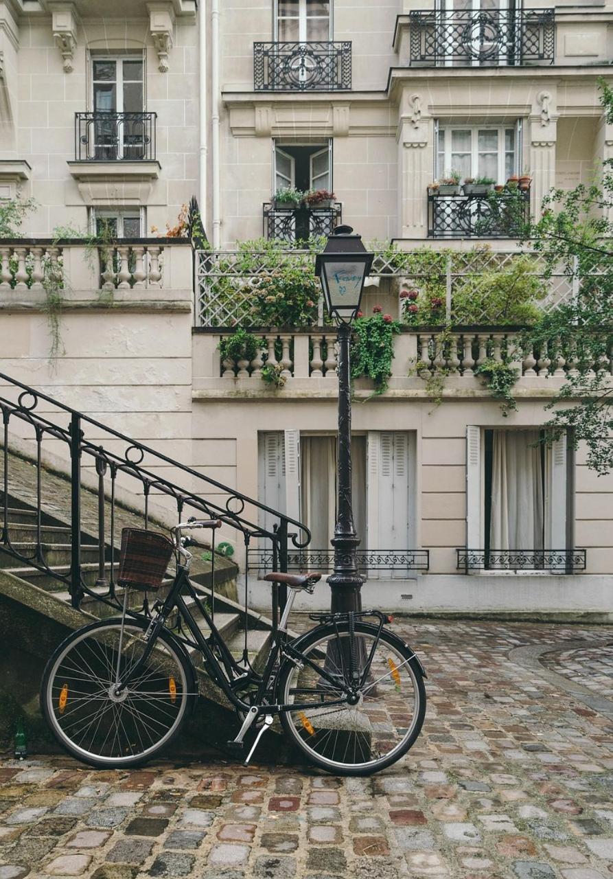 Charming 1Br Apartment With Terrace Le Marais Paris Center Exteriör bild